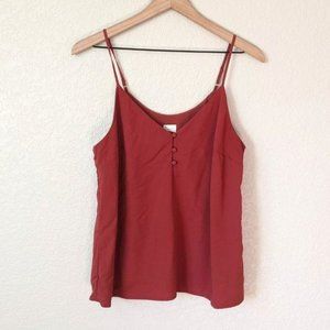 A New Day Terra Cotta Cami Tank Top M